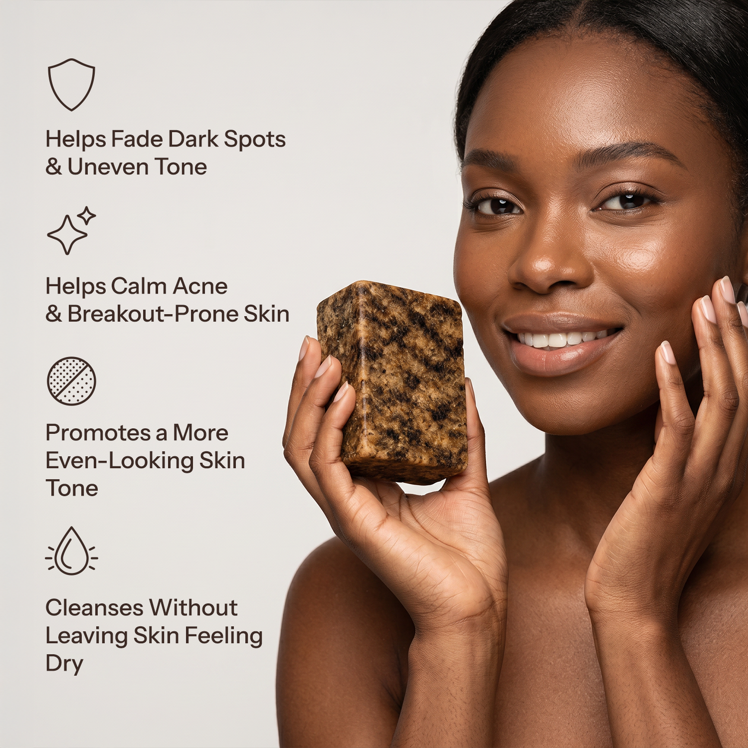 Genuine Black African Soap