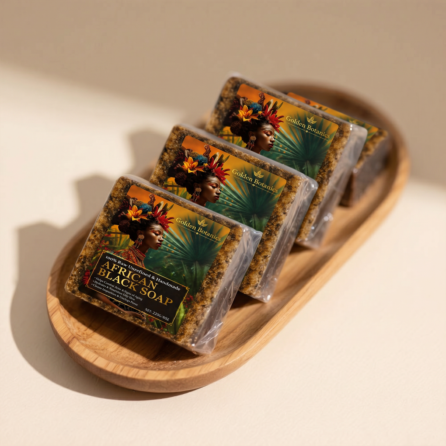 Genuine Black African Soap