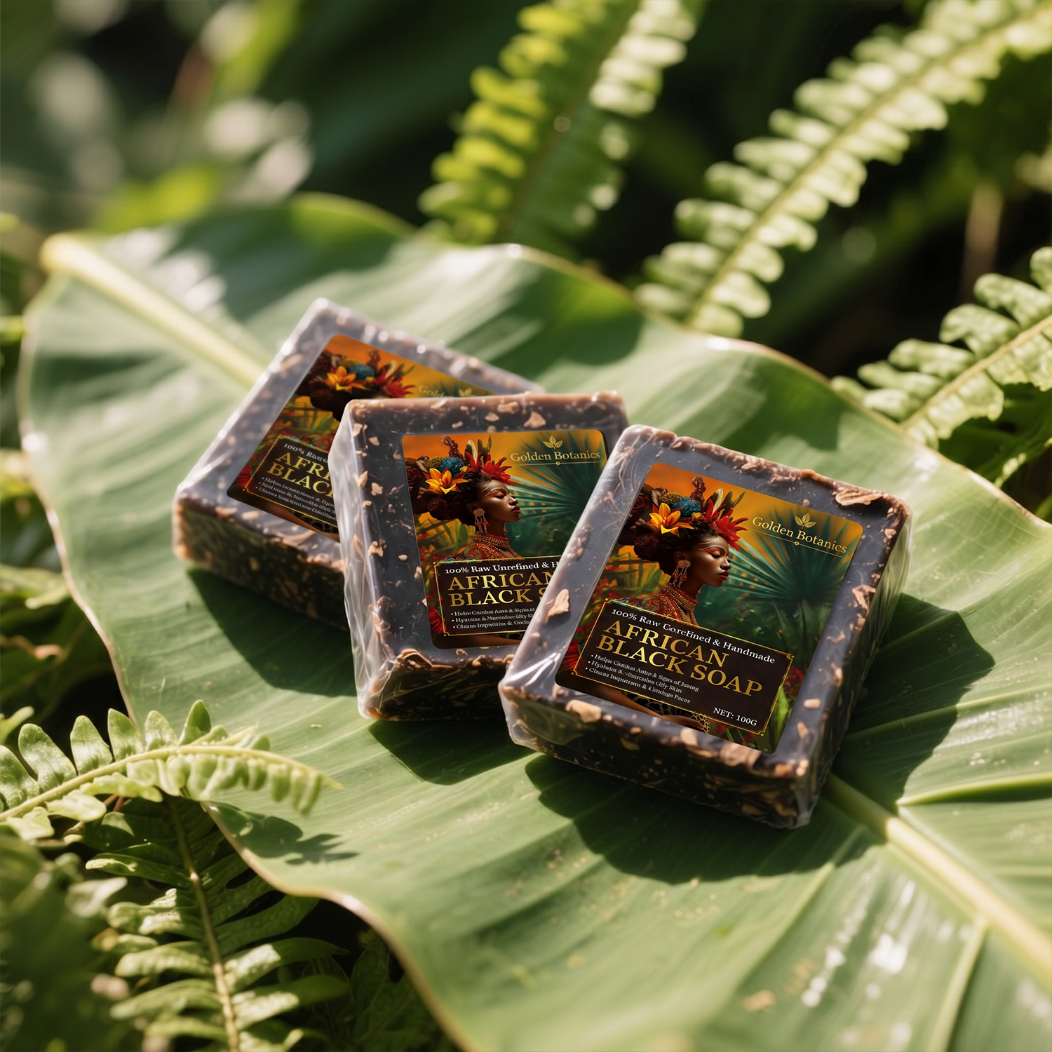 Genuine Black African Soap